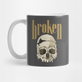 Broken Skull Mug